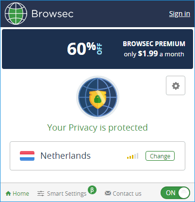 Browsec VPN 3.80.3 download the new version for windows