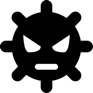 Иконка компьютерного вируса