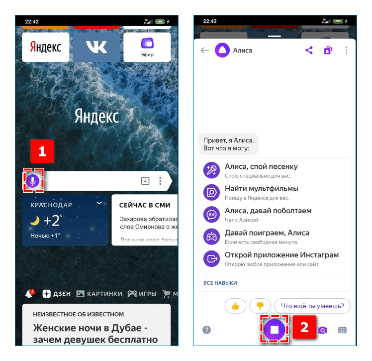 Алиса на Андроид