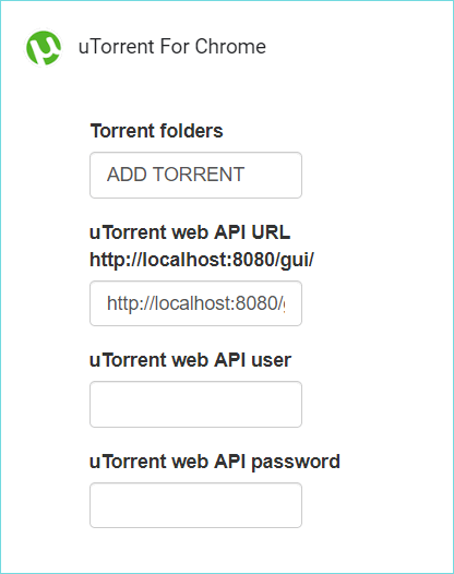 Добавление торрента через расширение uTorrent Добавление торрента через расширение uTorrent