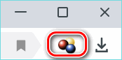 Иконка VideoDownload Helper в панели браузере
