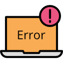 Иконка сбоя в программе