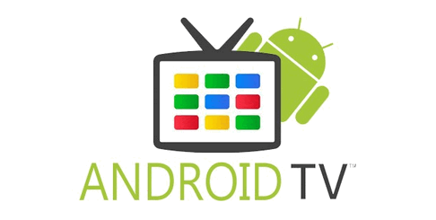 Логотип Android TV с телевизором