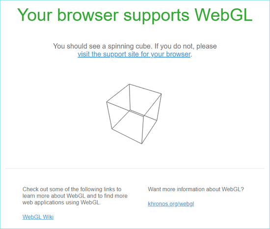 Официальный сайт разработчиков WebGL