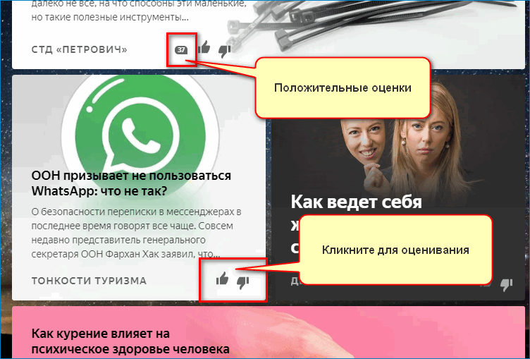 Оценки Yandex