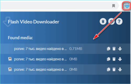 Скачивание видео с помощью Flash Video Downloader