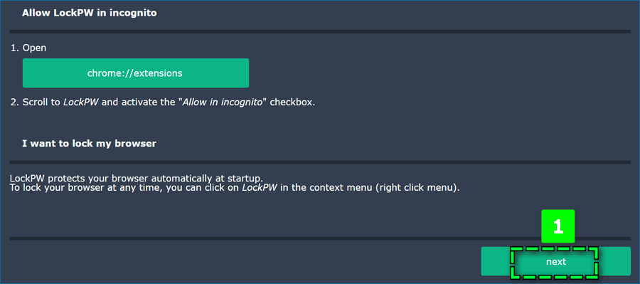 Установка блокировщика Установка блокировщика