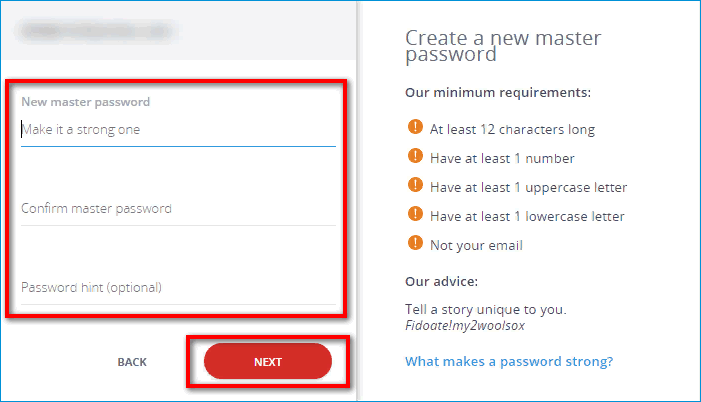 Ввод мастер пароля LastPass Ввод мастер пароля LastPass